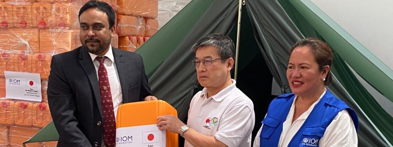 Japan Donates Emergency Shelters to Sri Lanka